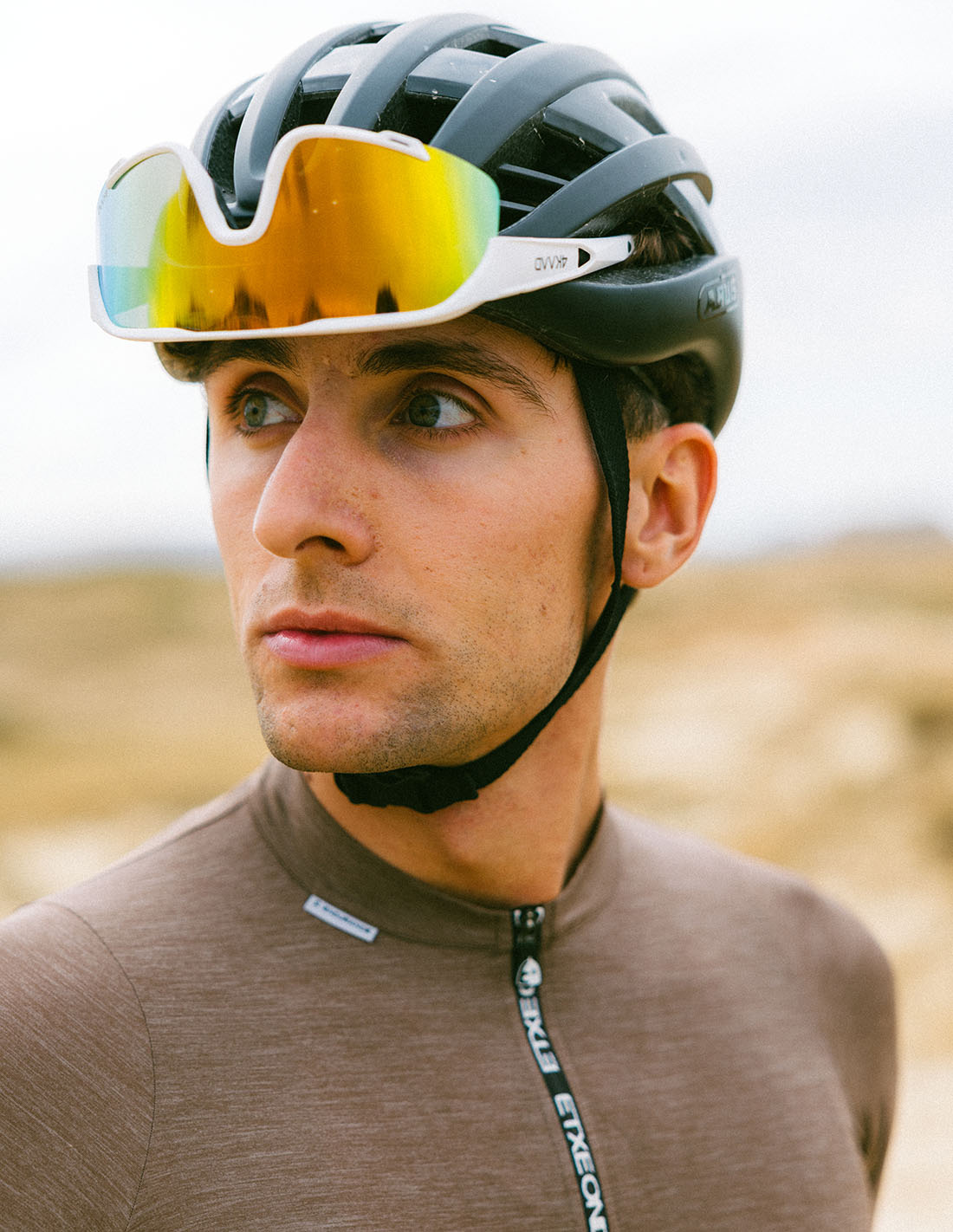 Etxeondo Fahrradtrikot Baso - Melange Brown - Herren