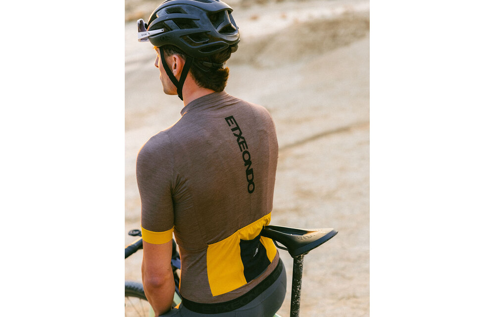 Etxeondo Fahrradtrikot Baso - Melange Brown - Herren