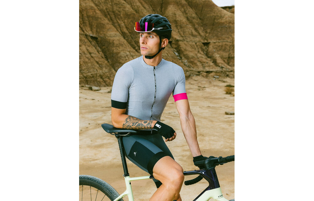 Etxeondo Fahrradtrikot Baso - Melange Grey - Herren