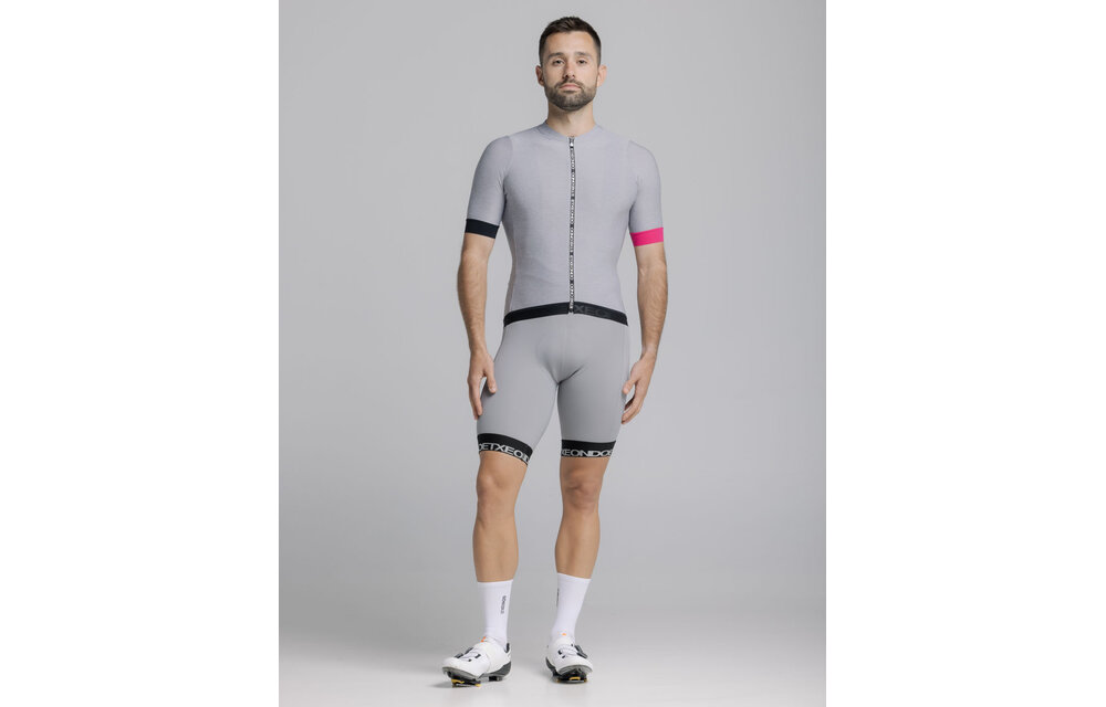 Etxeondo Fahrradtrikot Baso - Melange Grey - Herren