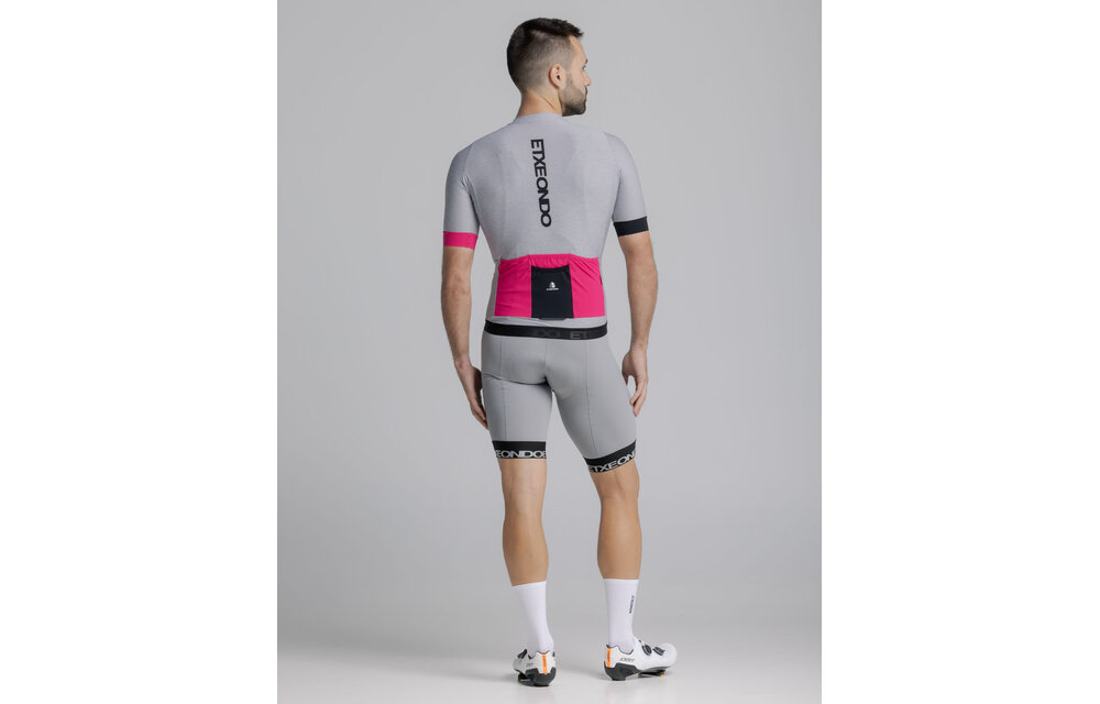 Etxeondo Fahrradtrikot Baso - Melange Grey - Herren