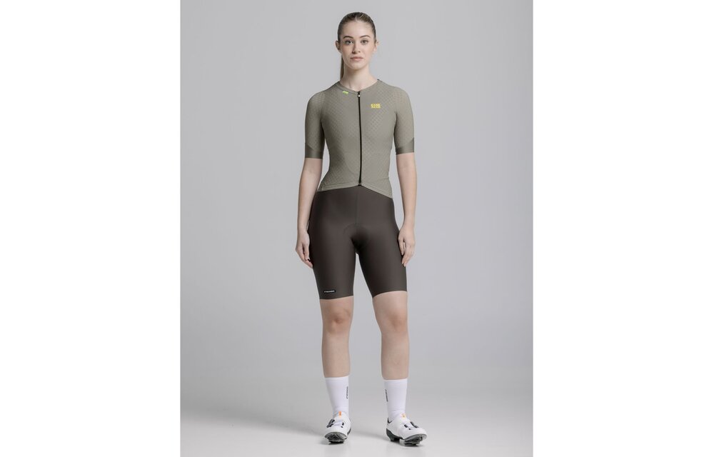 Etxeondo Fahrradtrikot Mira Taupe Grey - Frau