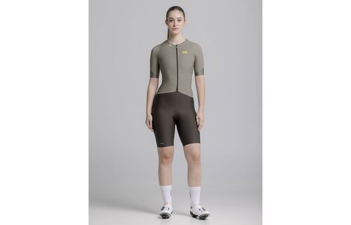 Etxeondo Fahrradtrikot Mira Taupe Grey - Frau