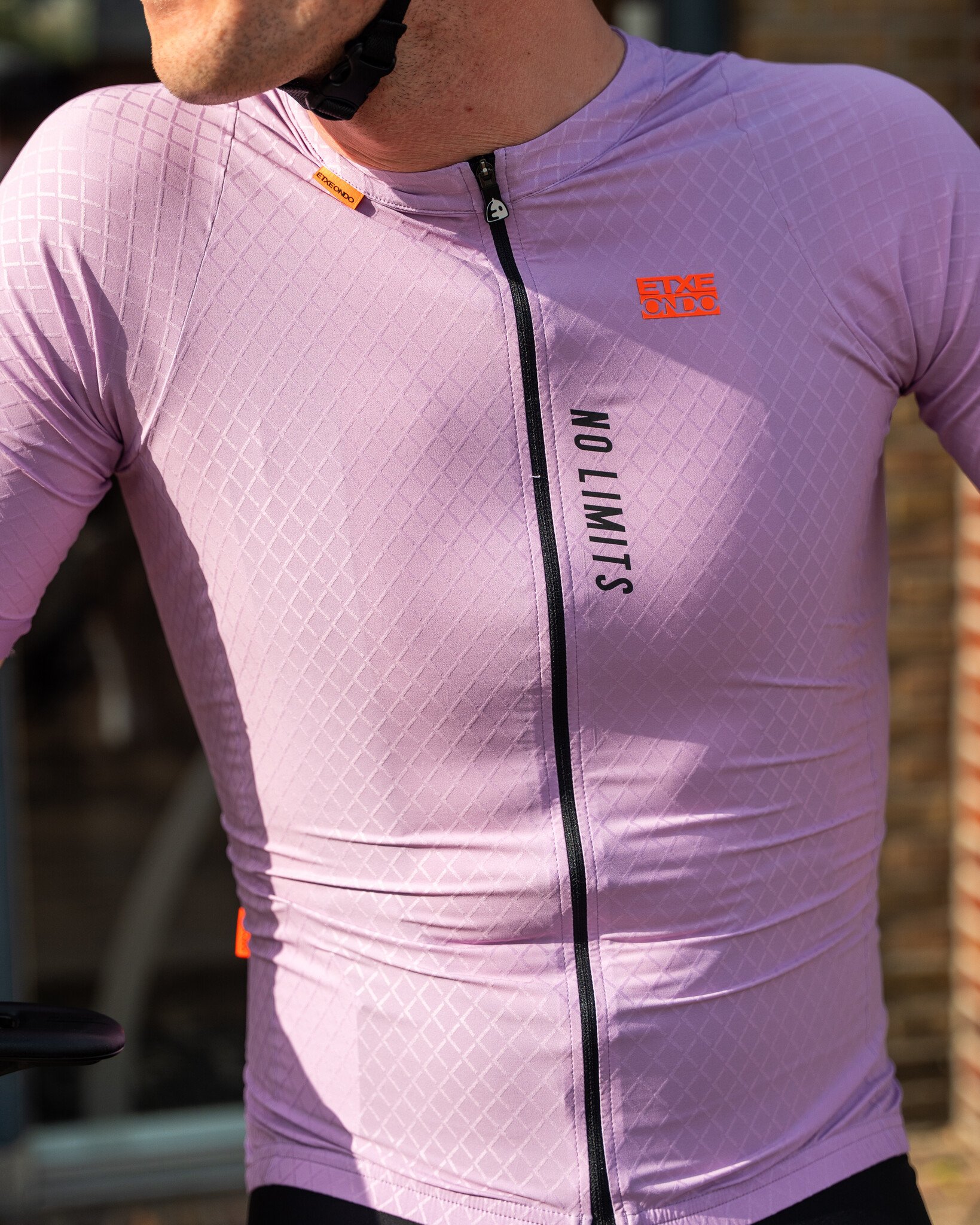 Etxeondo Fietsshirt Mira - NO LIMITS -  Orchid Pink - Heren