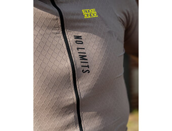 Etxeondo Fietsshirt Mira - NO LIMITS -  Taupe Grey - Heren