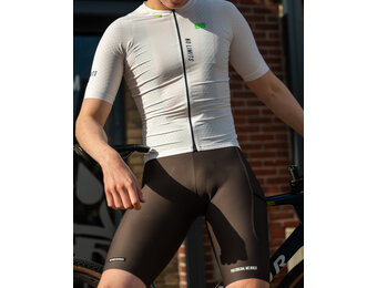 Etxeondo Fietsshirt Mira - NO LIMITS -  Off White - Heren