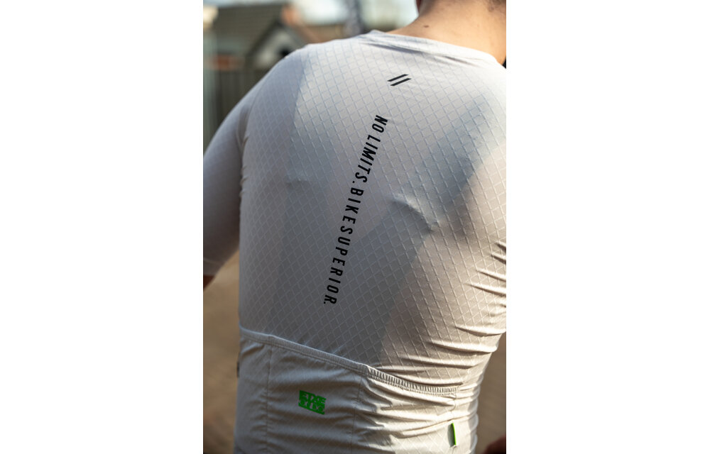 Etxeondo Fahrradtrikot Mira - NO LIMITS - Off White - Herren