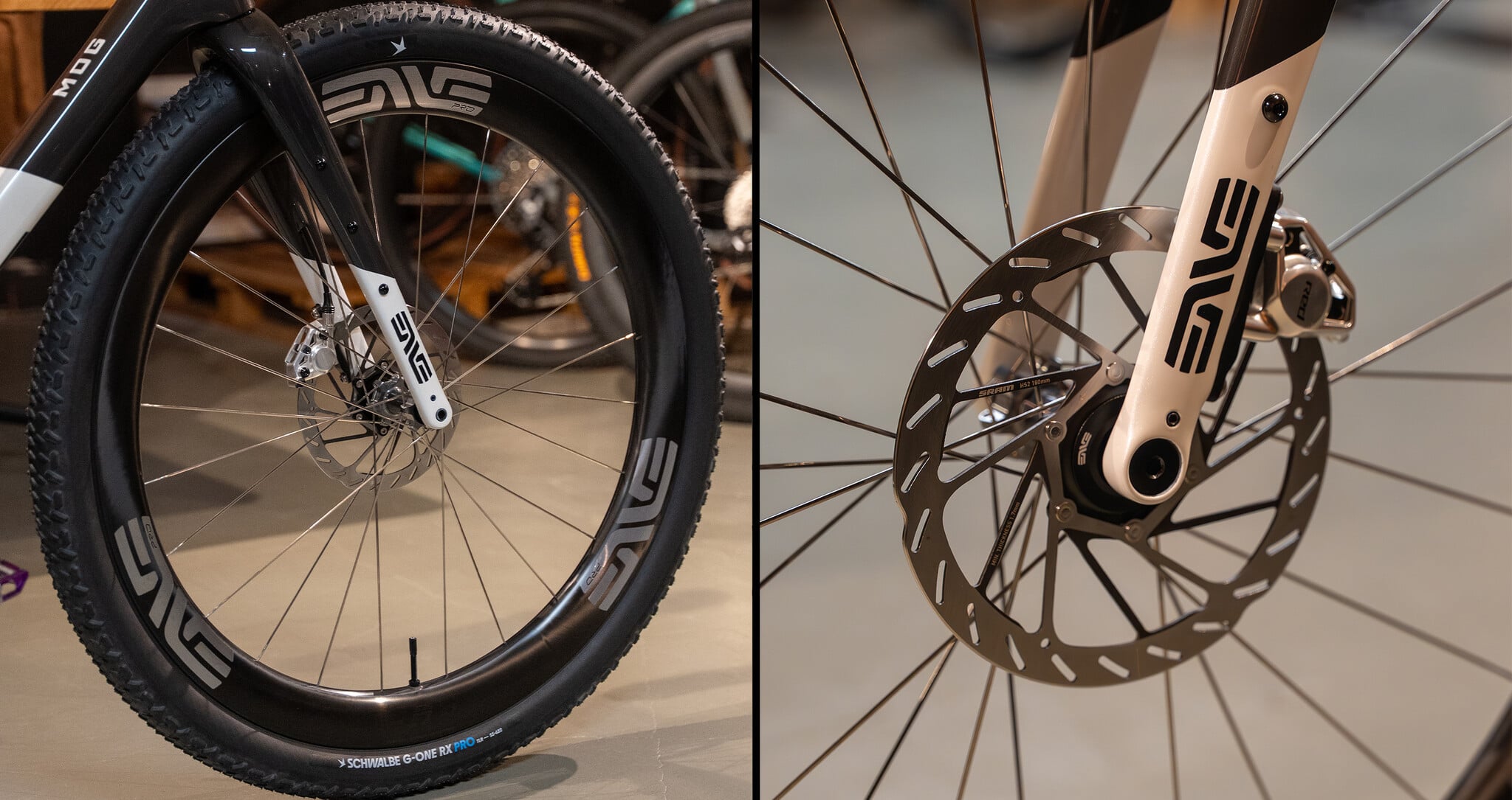 ENVE G.SES 4.5 PRO wielset met gemengde bandenopstelling