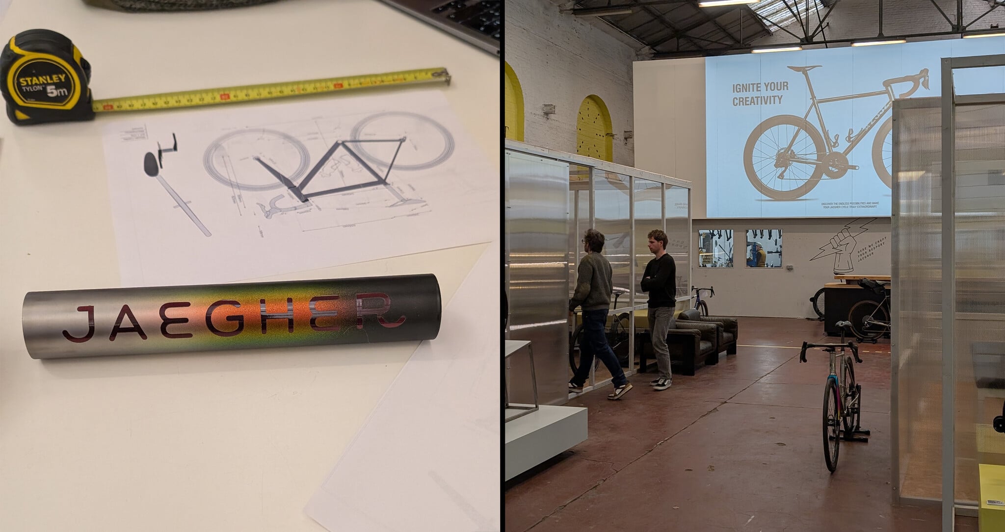 Pim en Jochem bij het Jaegher atelier in Gent
