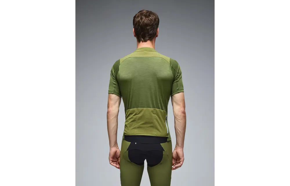 Q36.5 Adventure Tech Merino Jersey - Drab Green