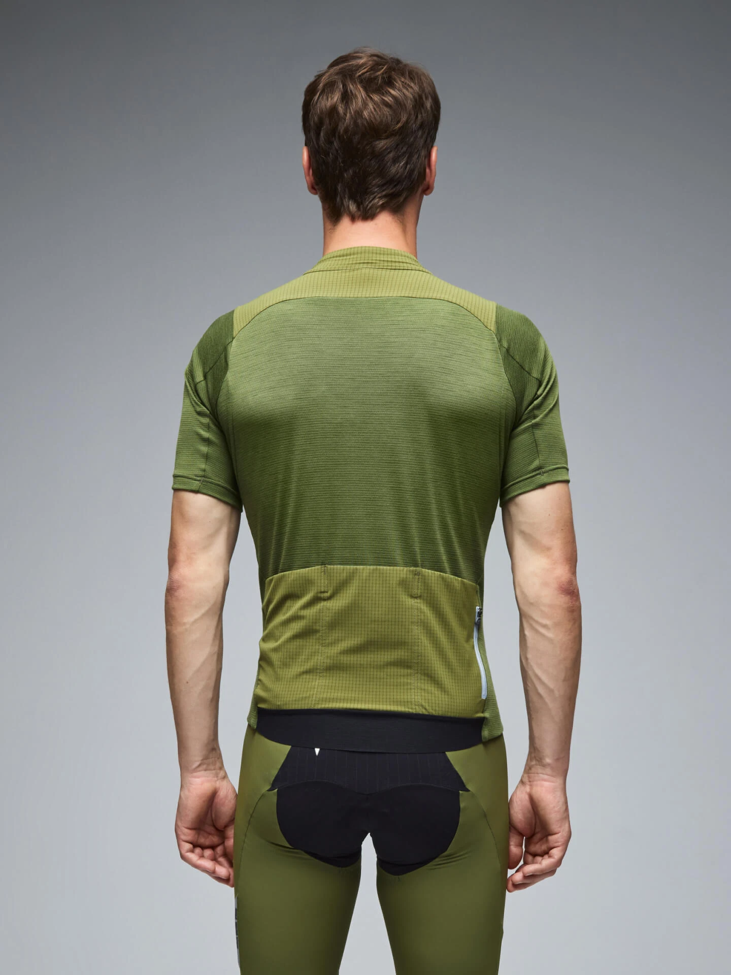 Q36.5 Adventure Tech Merino Jersey - Drab Green