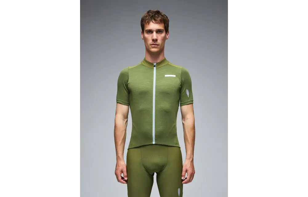 Q36.5 Adventure Tech Merino Jersey - Drab Green