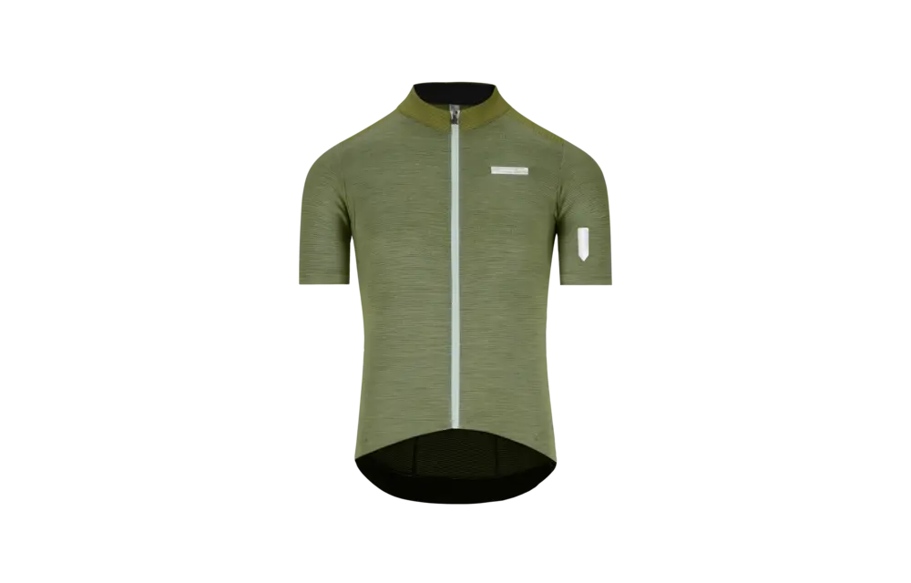 Q36.5 Adventure Tech Merino Jersey - Drab Green