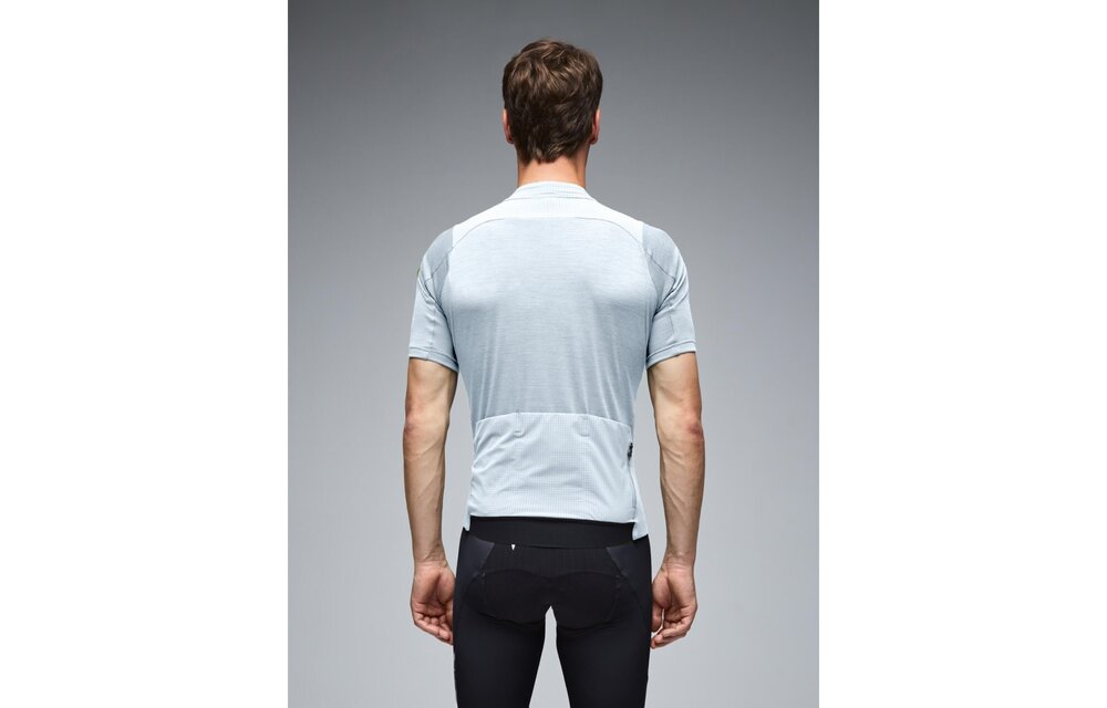 Q36.5 Adventure Tech Merino Jersey - Ice Grey