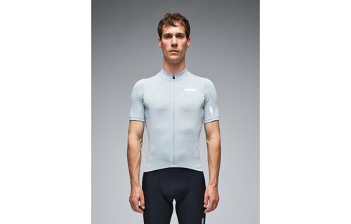 Q36.5 Adventure Tech Merino Jersey - Ice Grey