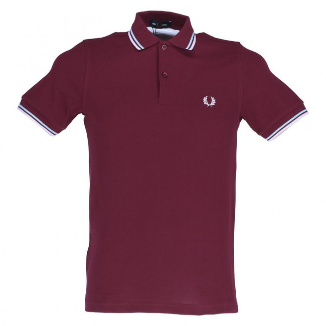 fred perry bordeaux polo