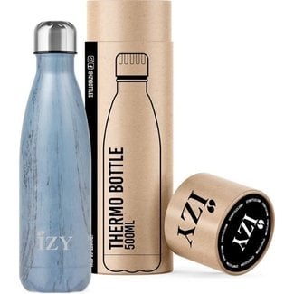 IZY Drinkfles / thermosfles 500ml Blauw Design