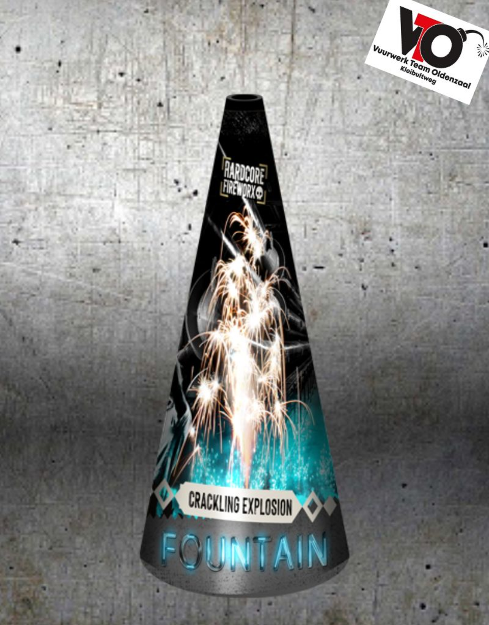 Rubro Crackling explosion fountain