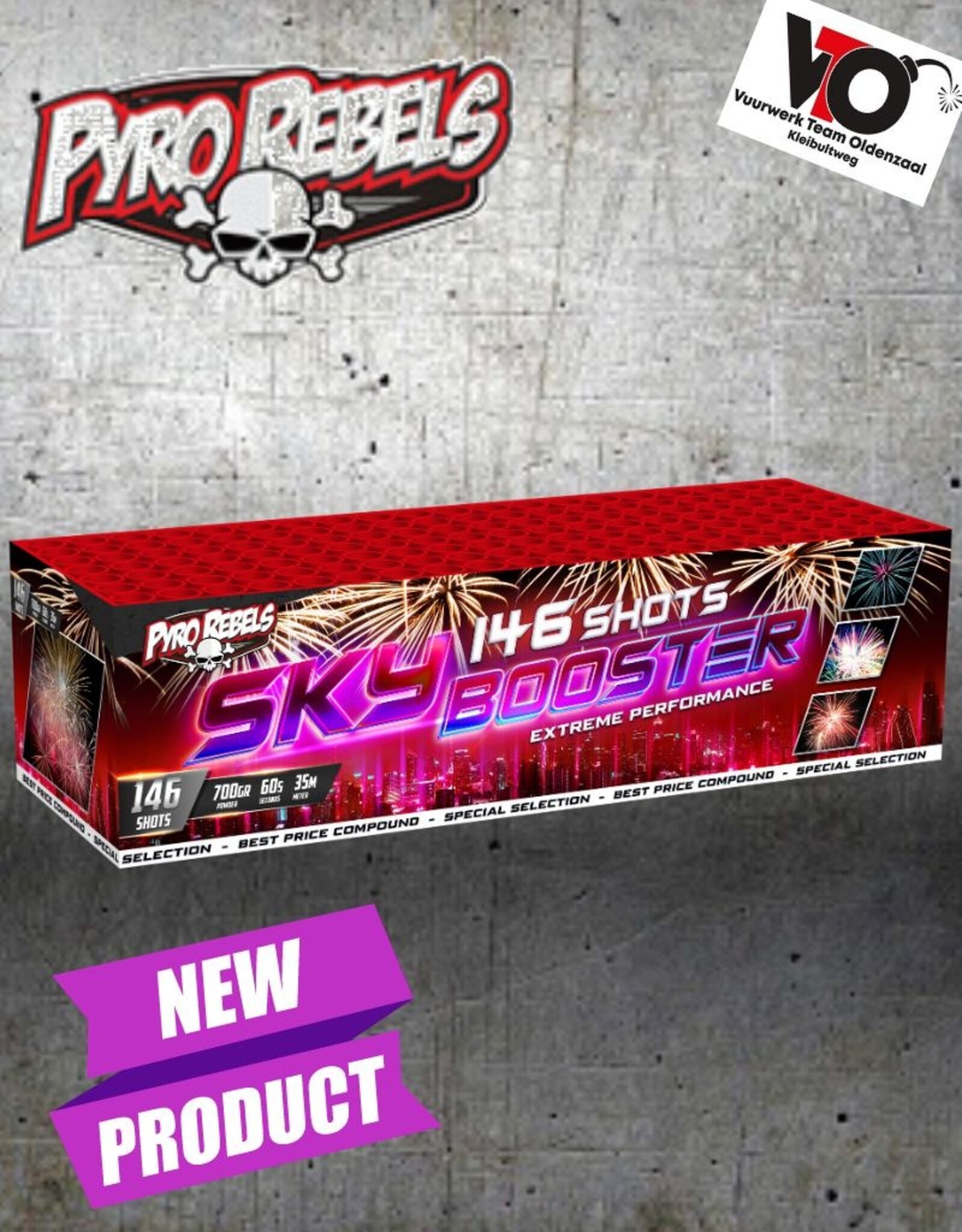 SKY BOOSTER 146 SHOTS COMPOUND