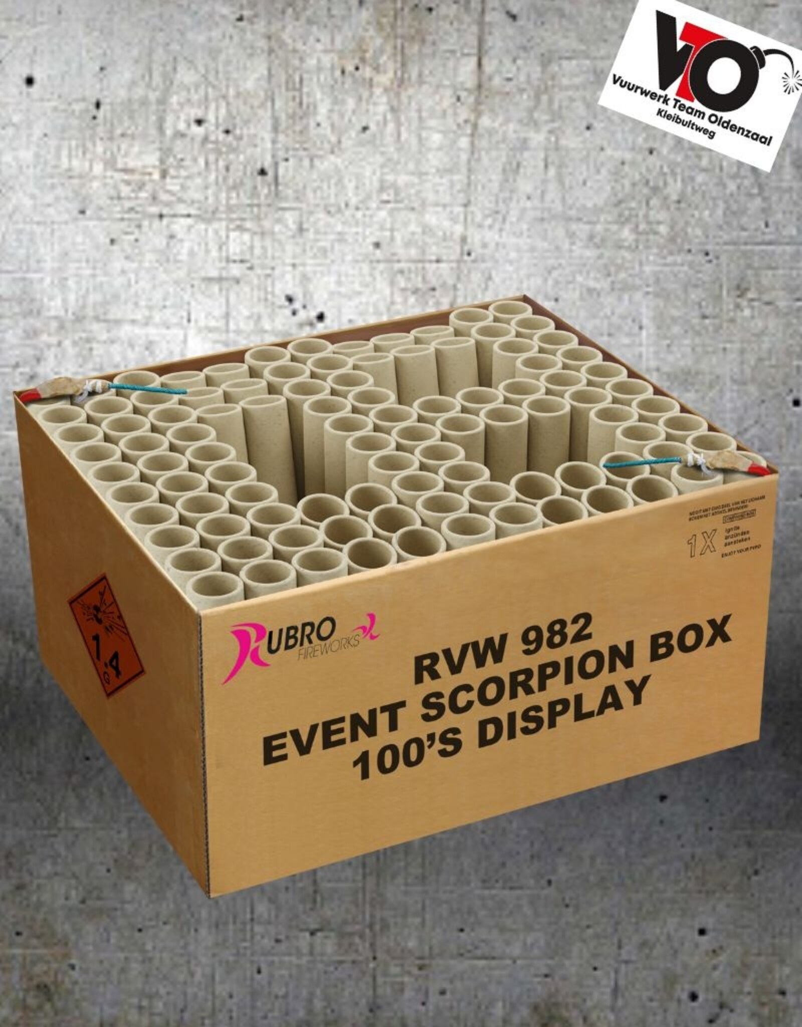 Rubro EVENT SCORPION BOX 100 SHOTS COMPOUND