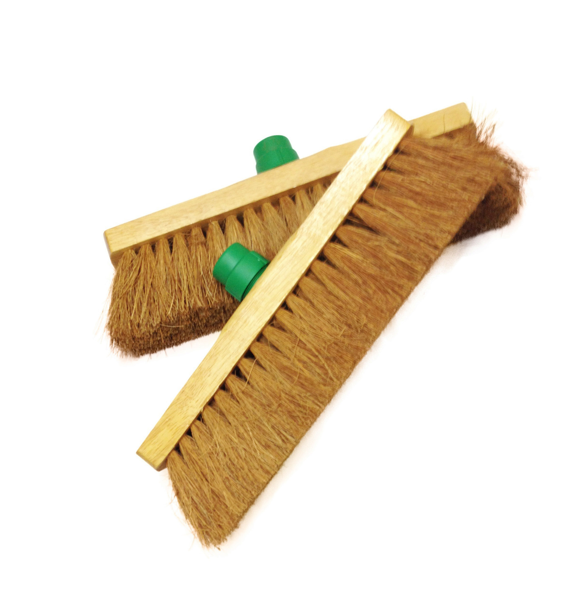 Keerborstel coco 33 cm met steelhouder