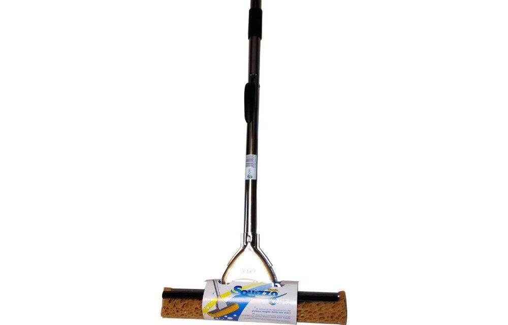 Vloermop met uitwringbare spons