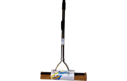 Vloermop met uitwringbare spons