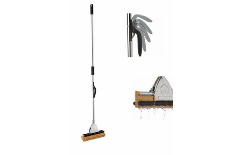 Vloermop met uitwringbare spons