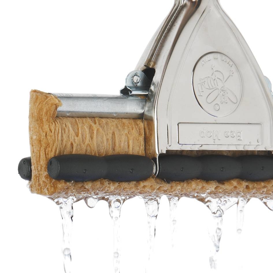 Vloermop met uitwringbare spons