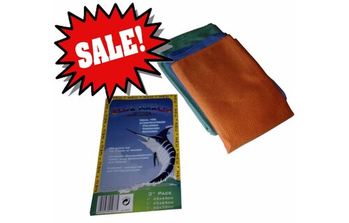 Blue Marlin Microvezeldoeken 3 verschillende maten