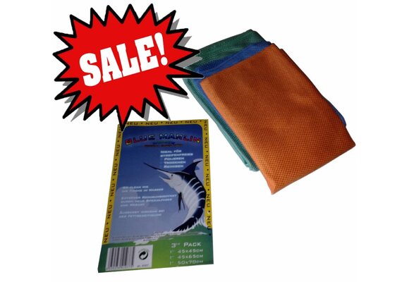 Blue Marlin Microvezeldoeken 3 verschillende maten