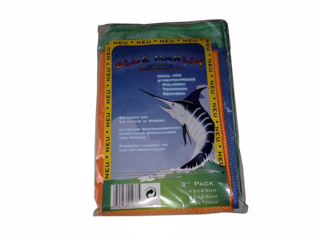 Blue Marlin Microvezeldoeken 3 verschillende maten