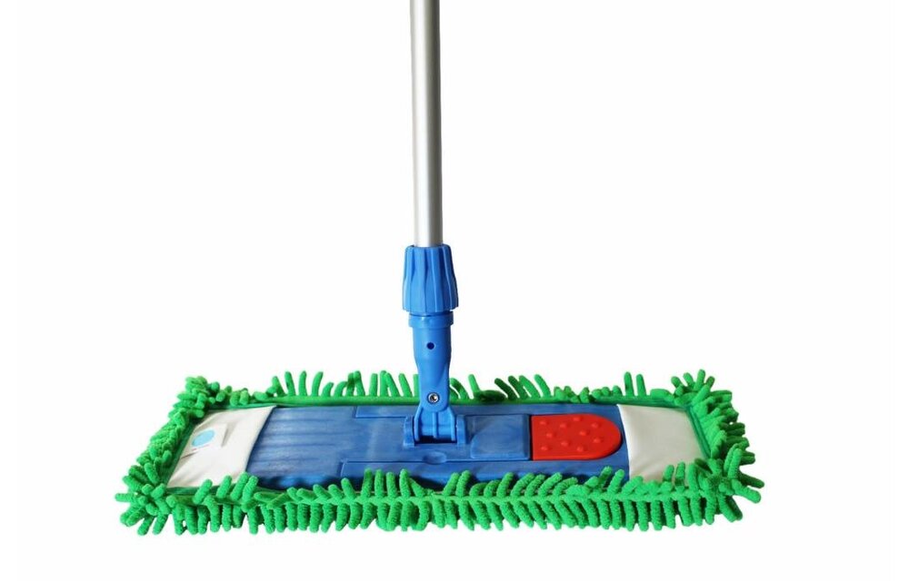 Vloermop met magnetische mophouder