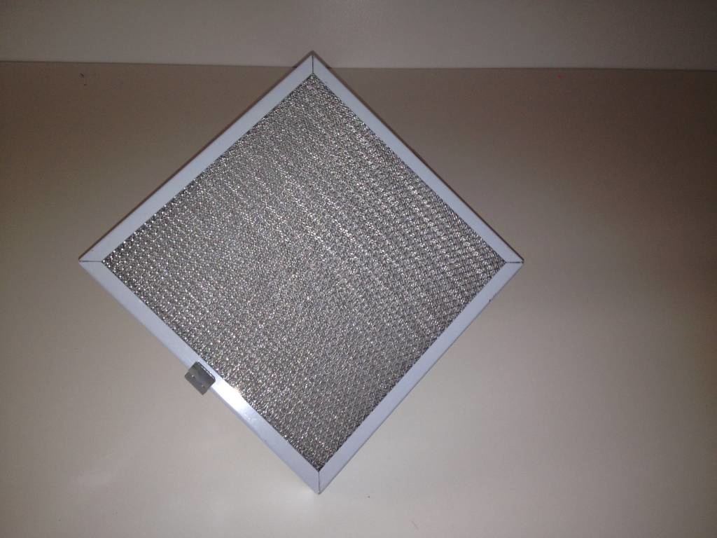 Dampkapfilter 24,7 x 24 ,7 cm.