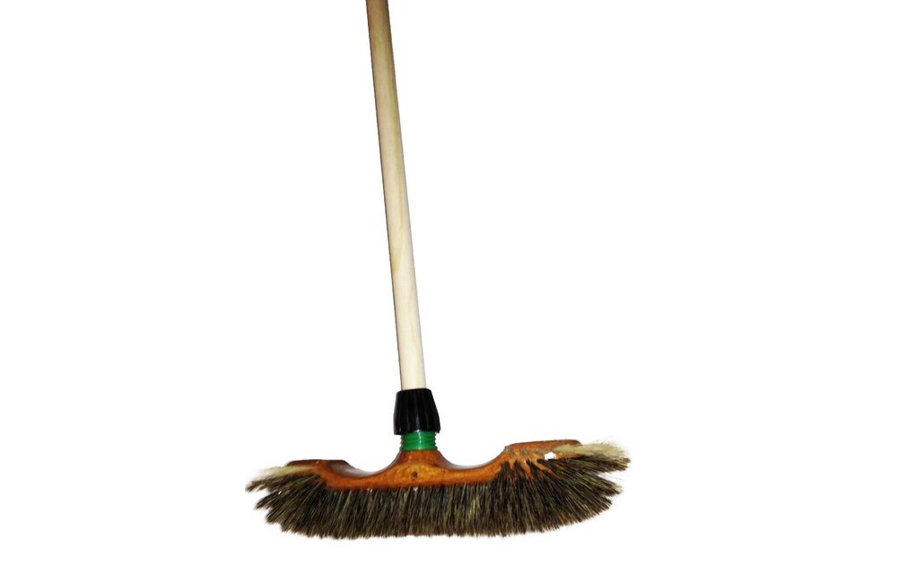 Veegborstel zuiver varkenshaar