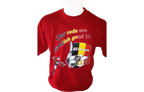 T-shirt België Our reds (rood)