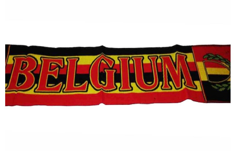 Sjaal geborduurd Belgium