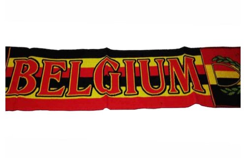 Sjaal geborduurd Belgium