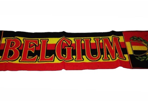 Sjaal geborduurd Belgium