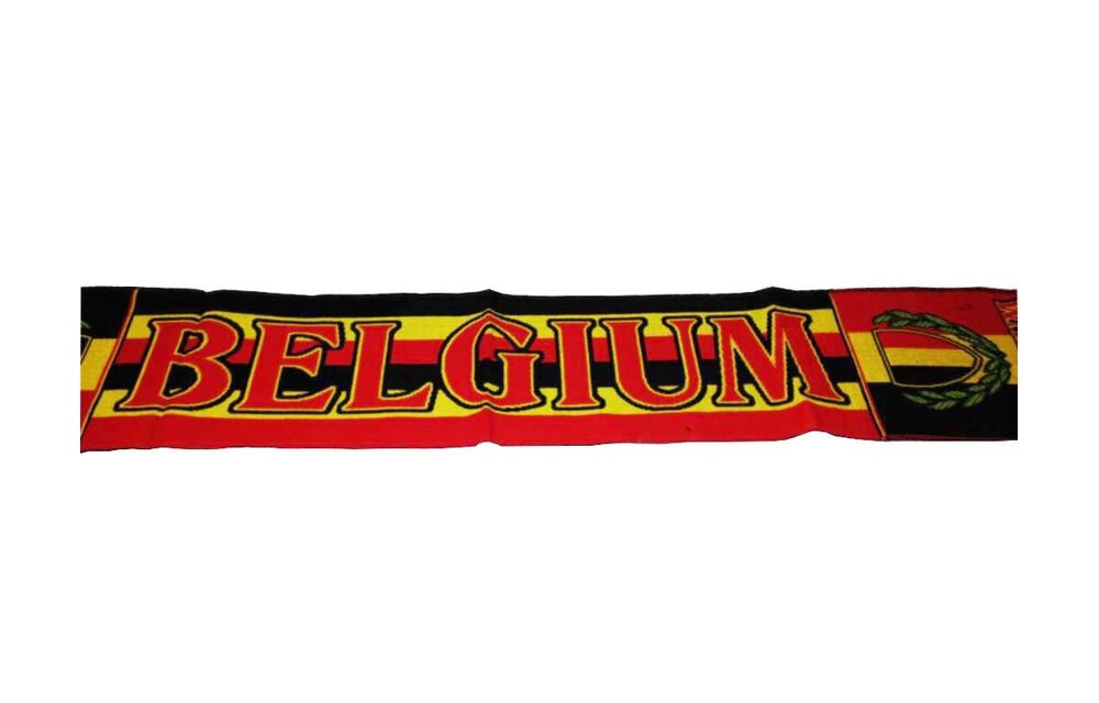 Sjaal geborduurd Belgium