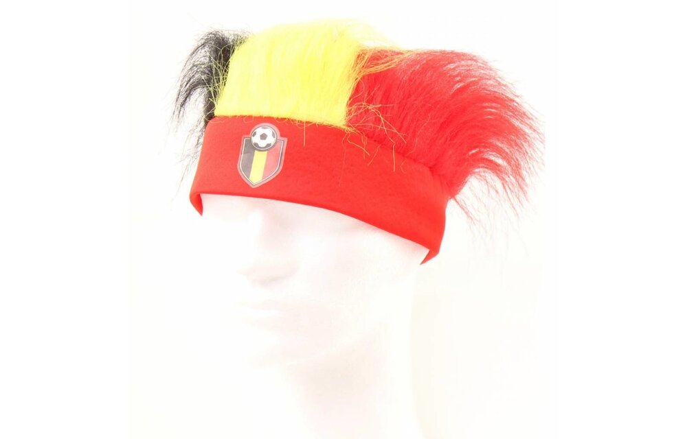 Pruik België half open