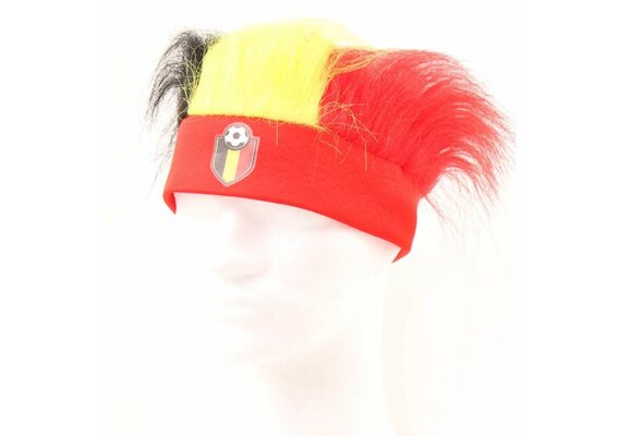 Pruik België half open