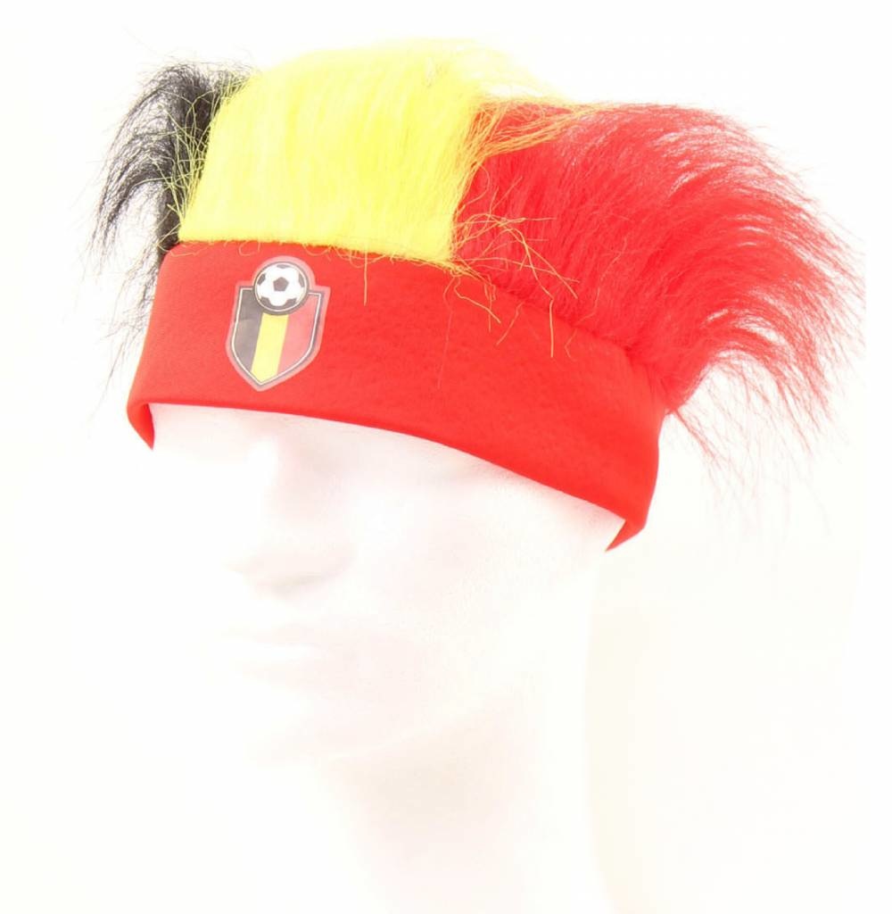 Pruik België half open