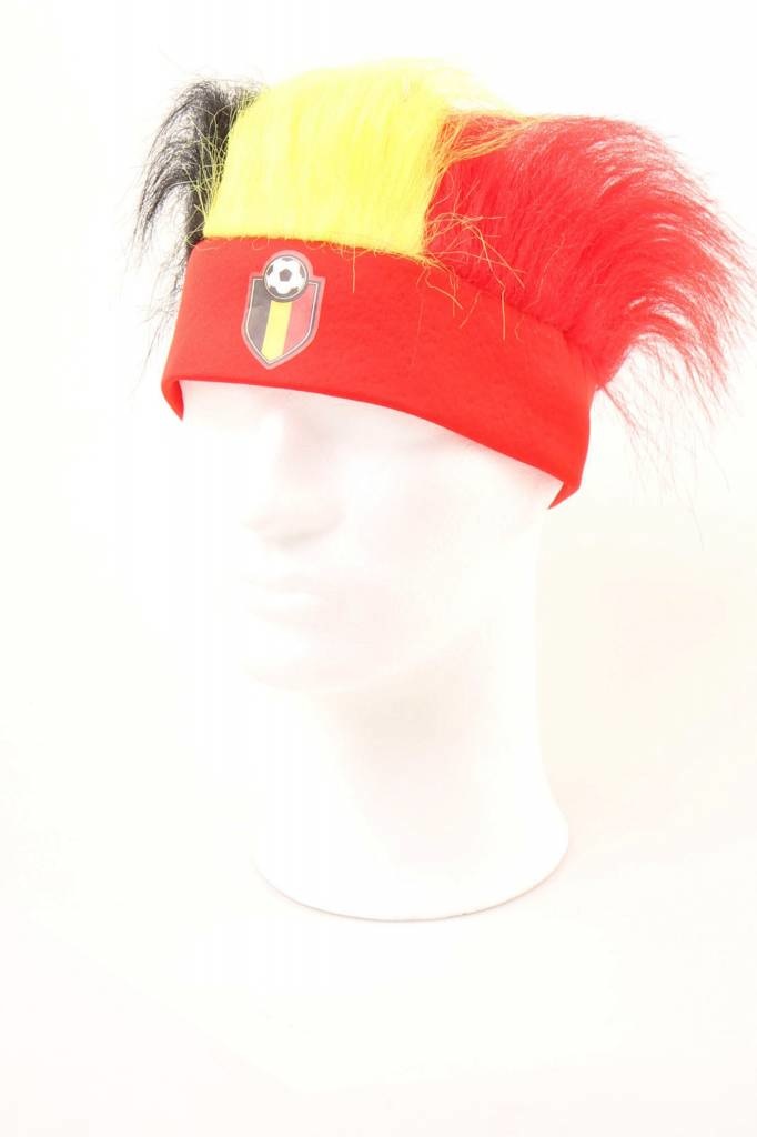 Pruik België half open