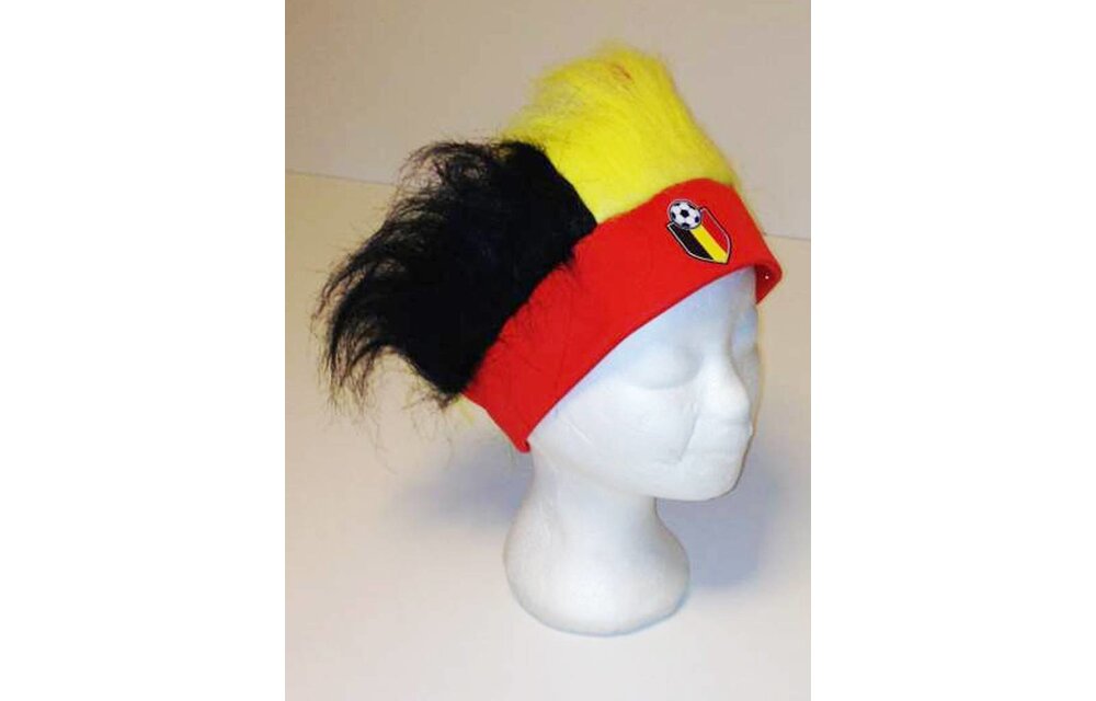 Pruik België half open