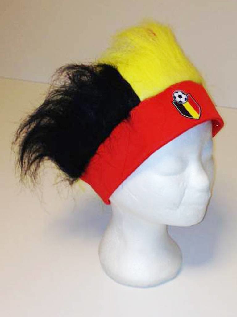 Pruik België half open