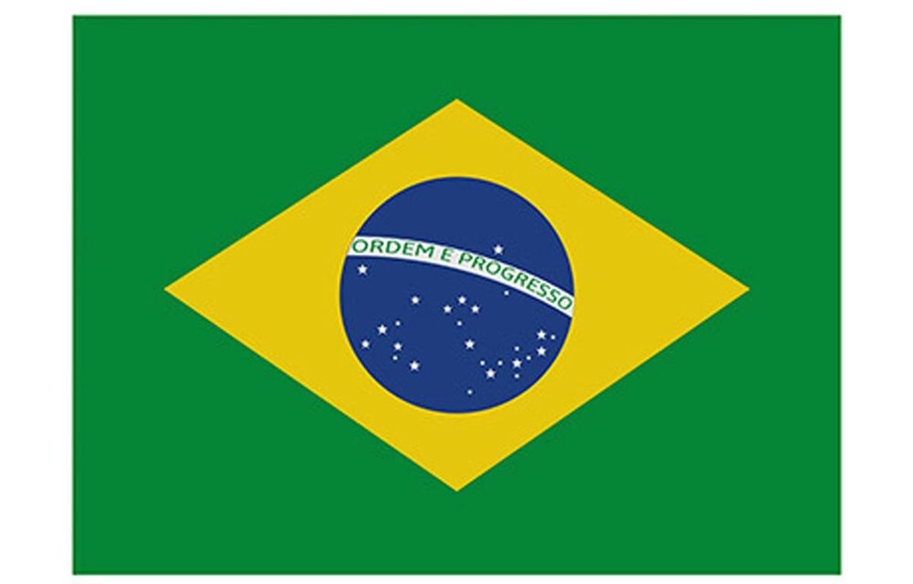 Vlag Brazilië  90 x 150 cm