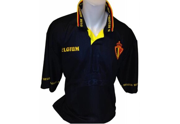Voetbal t-shirt België (zwart)