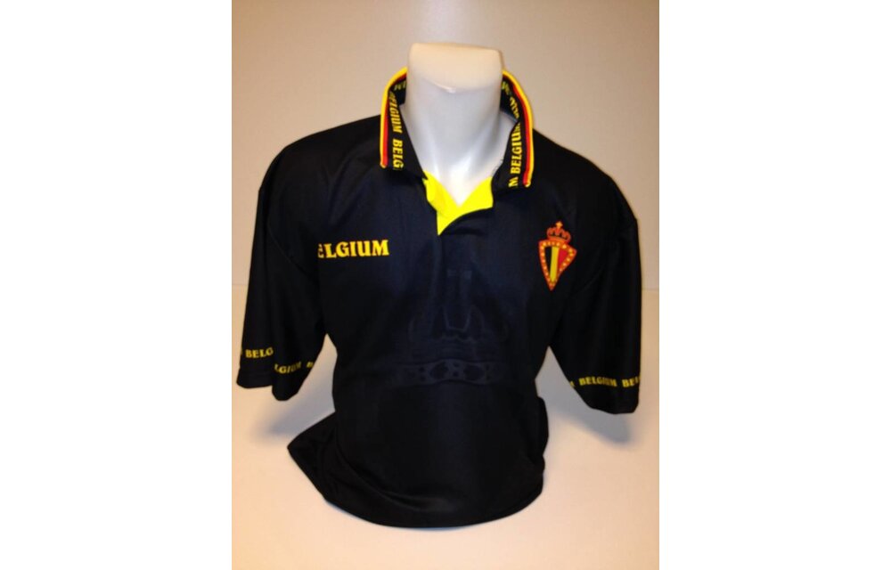 Voetbal t-shirt België (zwart)