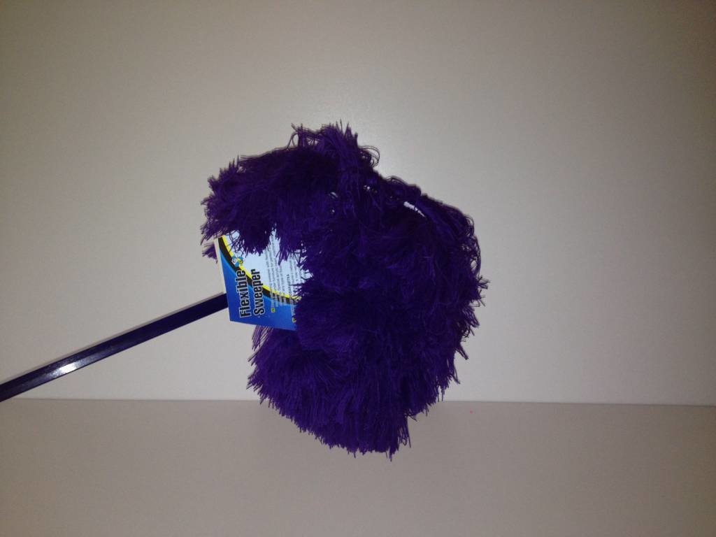 Vloer duster met flexibel steel